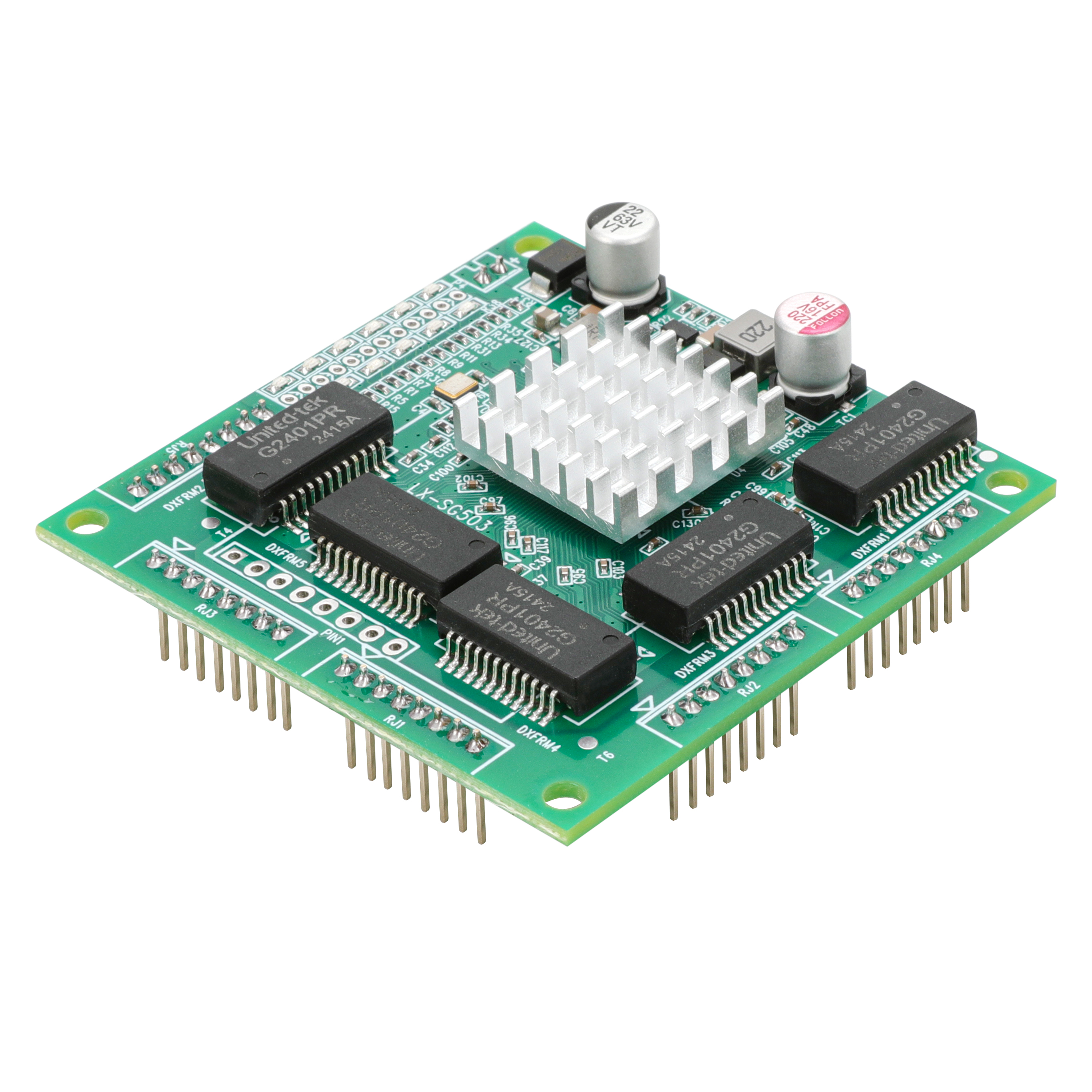 5口千兆交换机模块