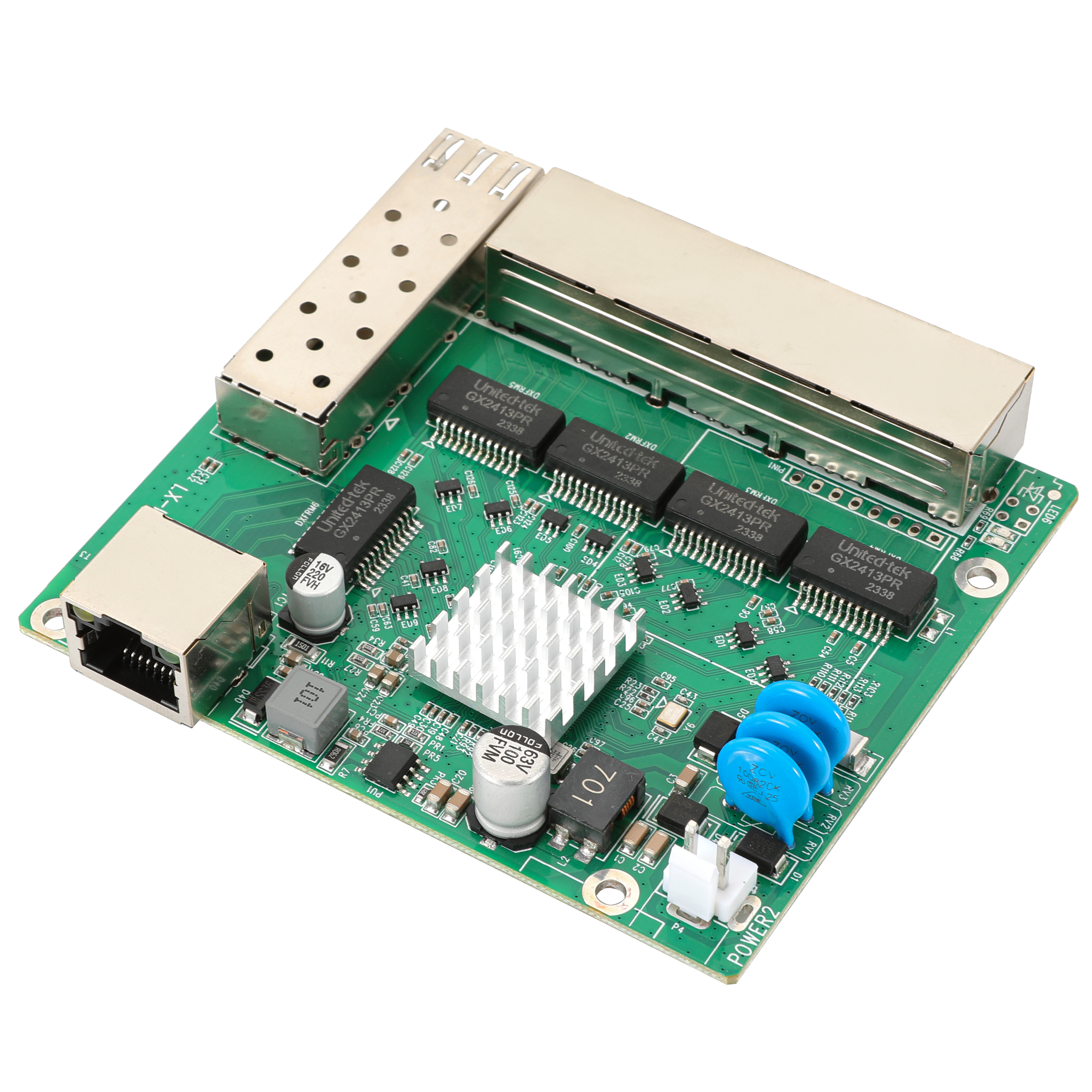 LX-IS601F 纯国产千兆工业级交换机模块 光电复用SFP 48V标准POE供电 满足电磁干扰辐射EMCI定制PCBA主板子